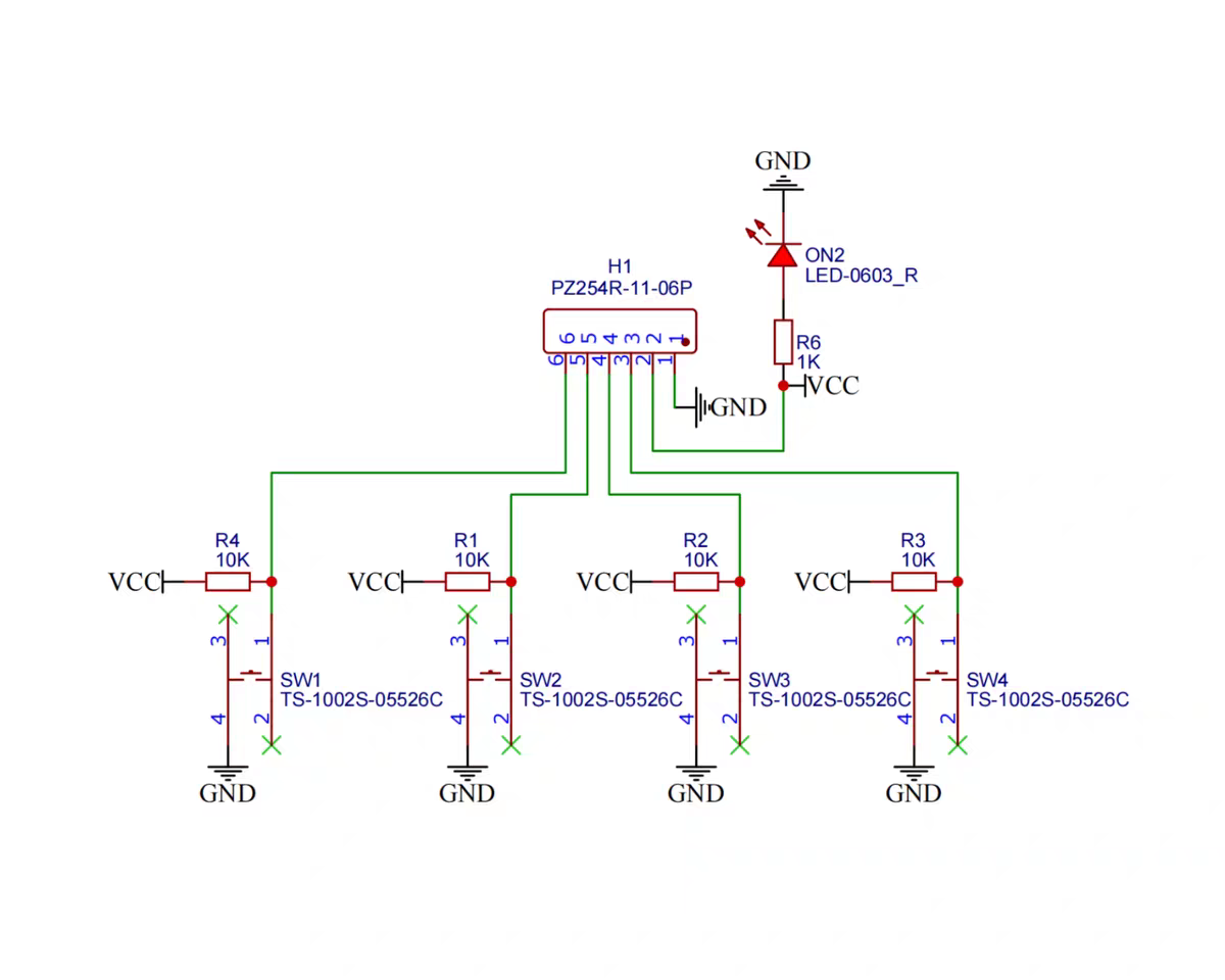 Button module schematic
